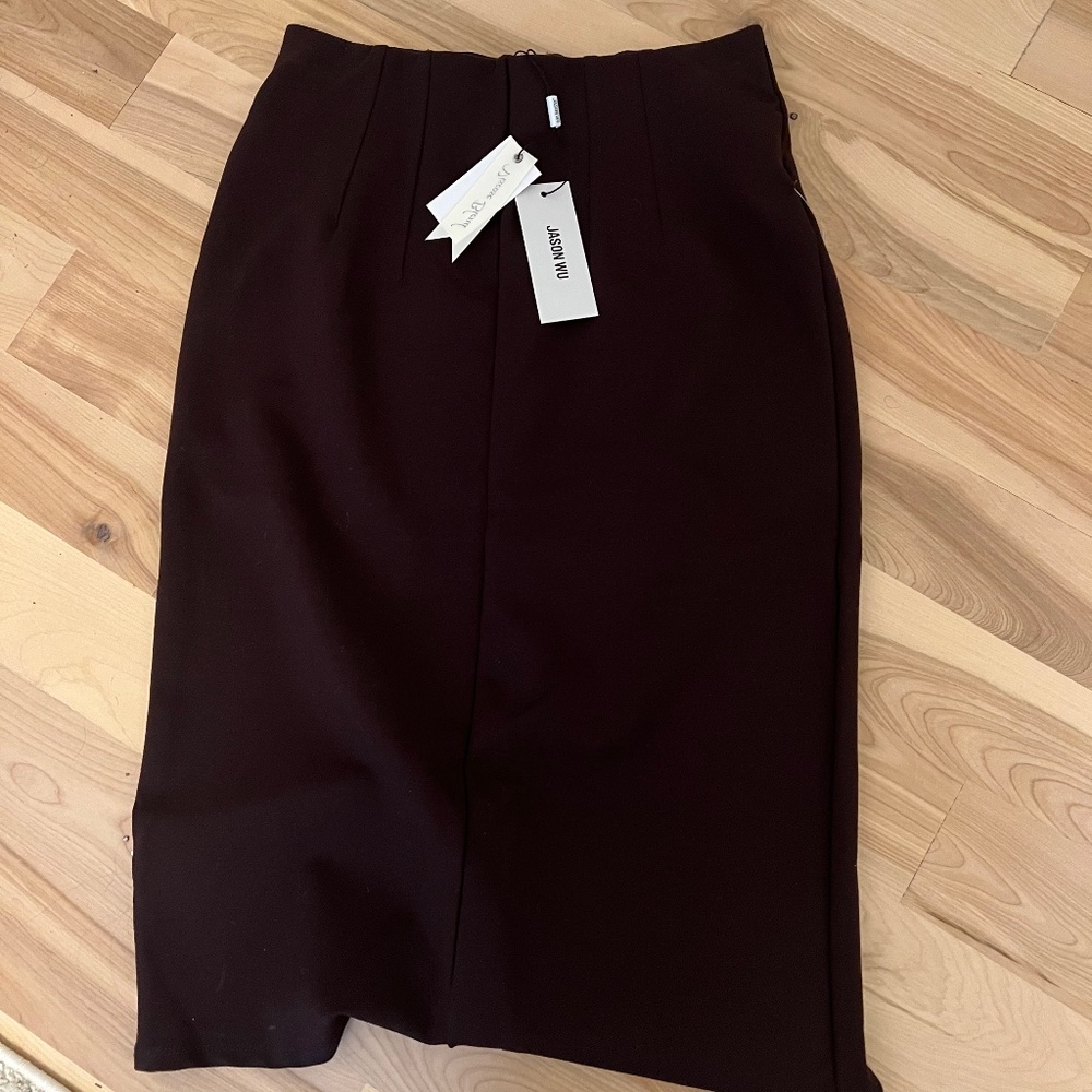 Jason Wu brown skirt
